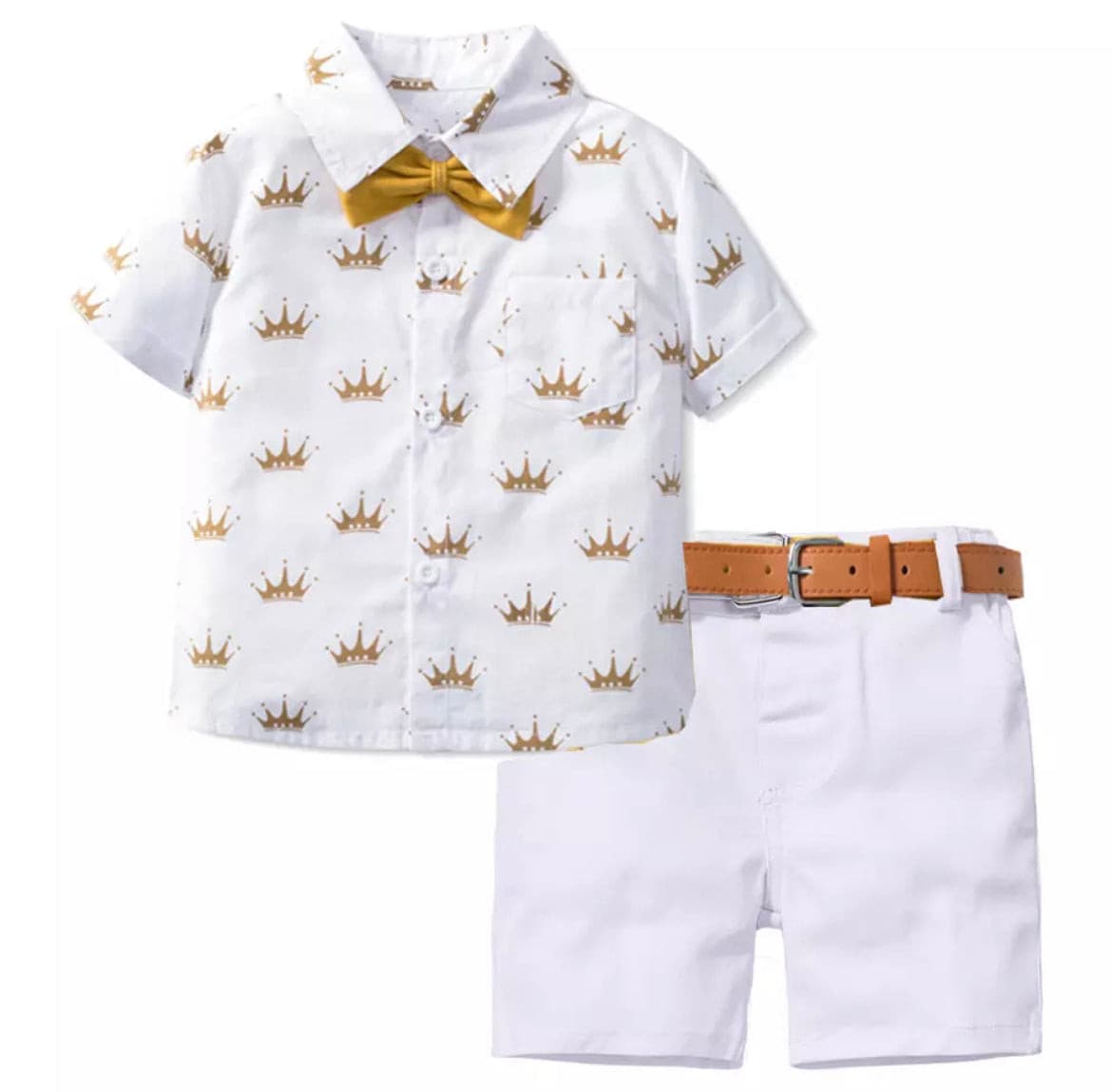 Carlo - Baby Boy Short Sleeve Suit Set.