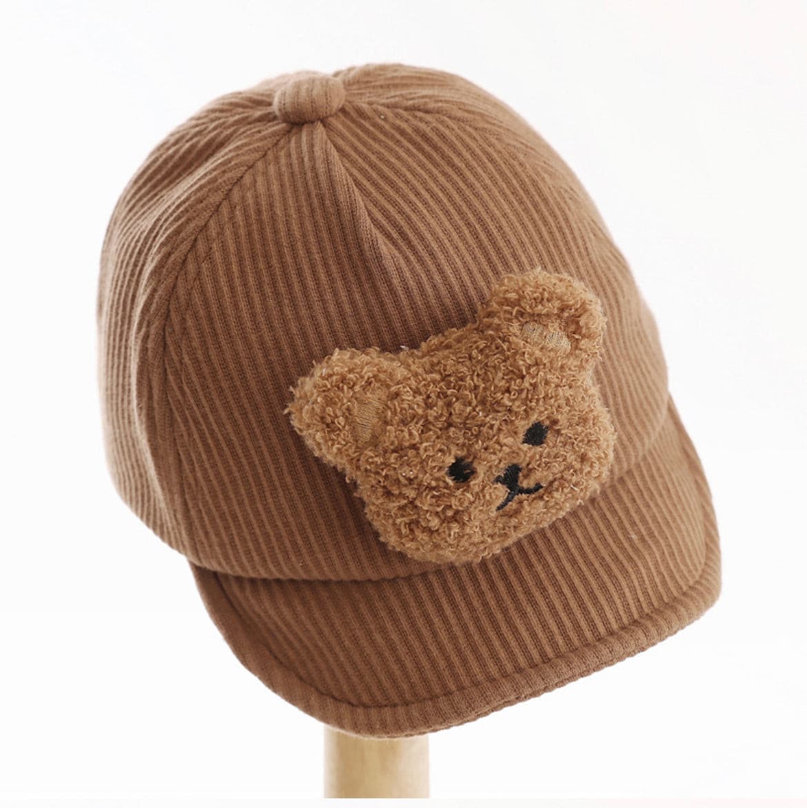 Fuzzy Bear Baby Cap Hat.