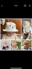 Baby Bear Bucket Hat - Latte.