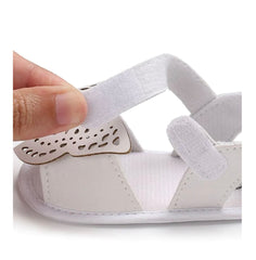 Cindy Butterfly Sandal - White.