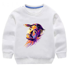 Tupac Watercolour Crewneck Sweater - Kids Tupac Watercolour Crewneck Sweater - Kids.