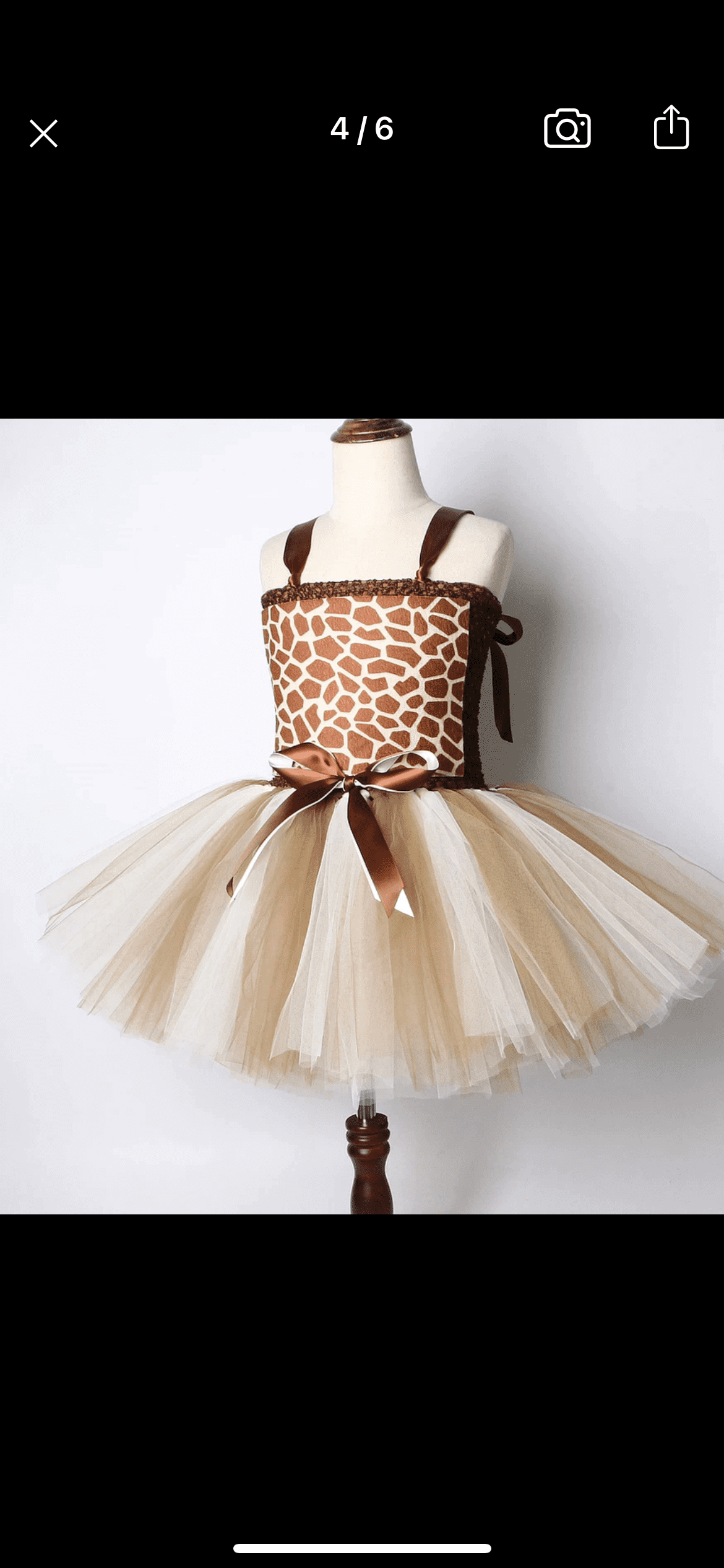 Safari Costume - Giraffe Tutu Set.