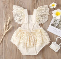 Priscilla Lace Romper.