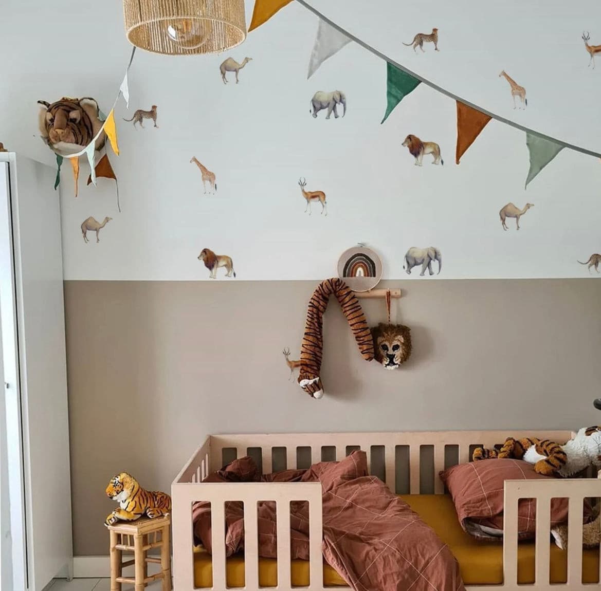 Safari Nursery Wall Decals - Safari Animals.