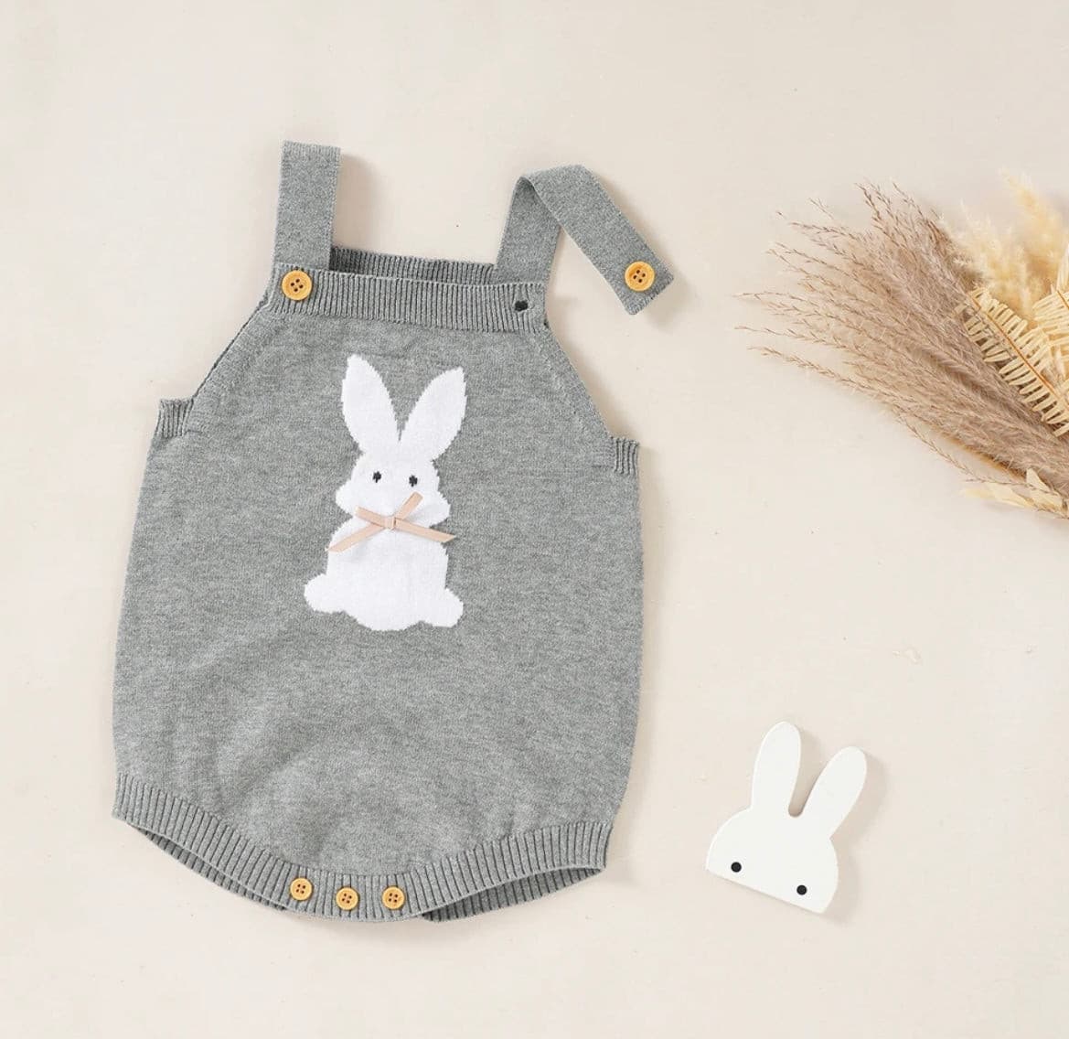 Bunny Knit Romper.