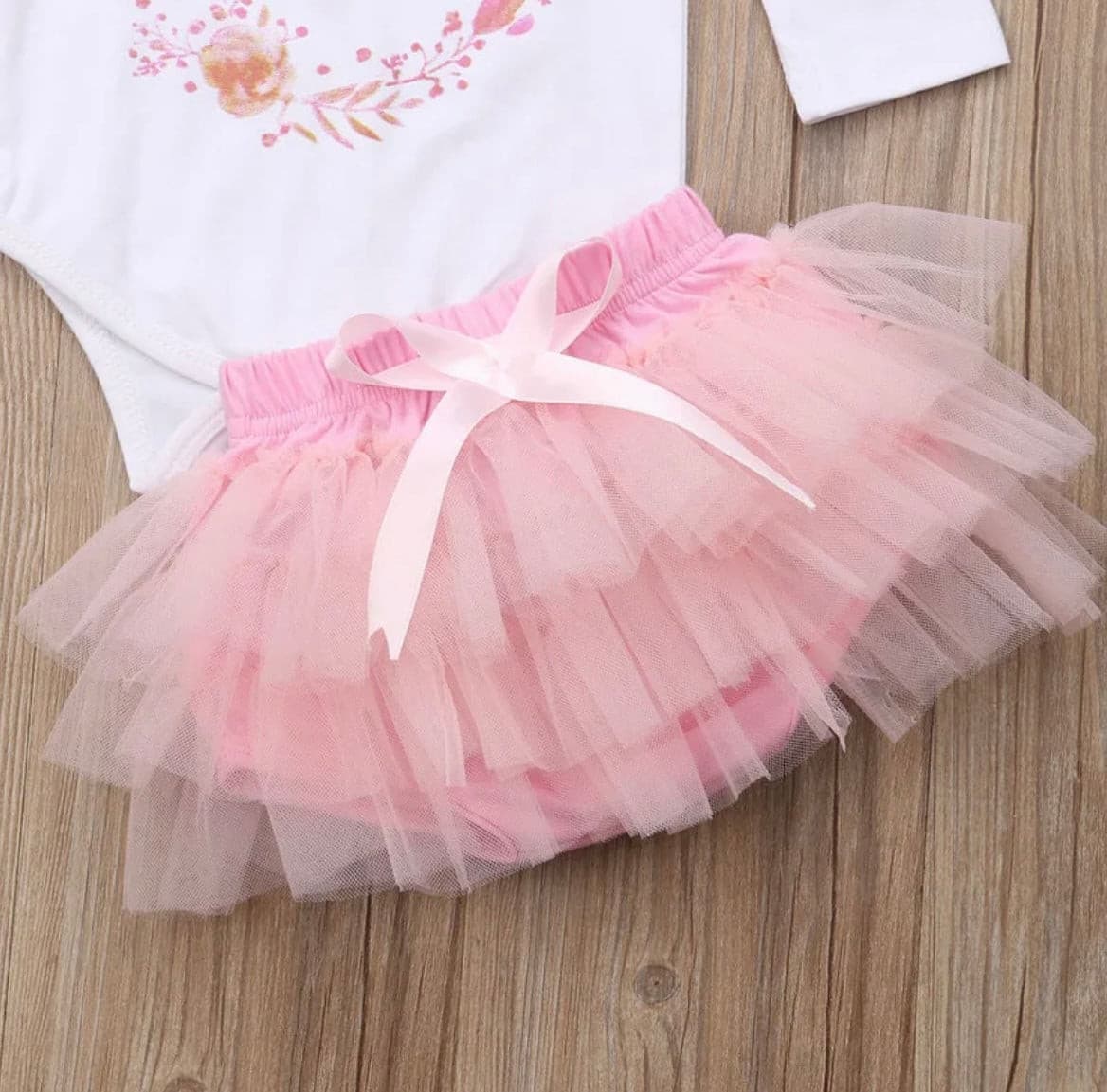 One Birthday Tutu Romper Set.