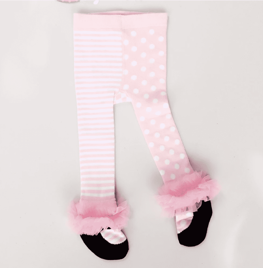 Baby Girls Stocking with Ballet Frills.