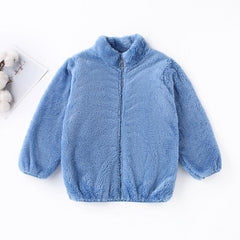 Fluffy Teddy Jacket - Green