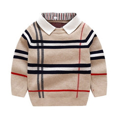 Designer Looks - Boys Knitted Sweater, 1-8T Toddler