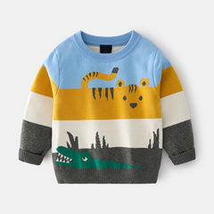 Designer Looks - Boys Knitted Sweater, 1-8T Toddler