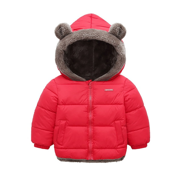 Mosely - Kids Puffer Fur Lined Jacket , Baby Parka