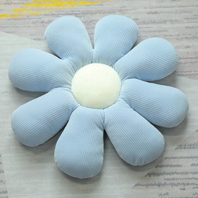 Plush Corduroy Flower Cushion.