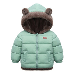 Mosely - Kids Puffer Fur Lined Jacket , Baby Parka