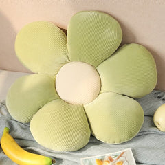 Plush Corduroy Flower Cushion.