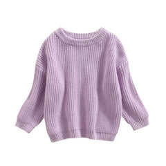 Juno - Baby & Toddler Chunky Knit Sweater , Lavender