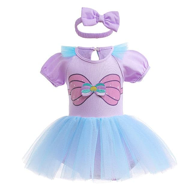 Mermaid Disney Costume Romper for Baby Girl Mermaid C.