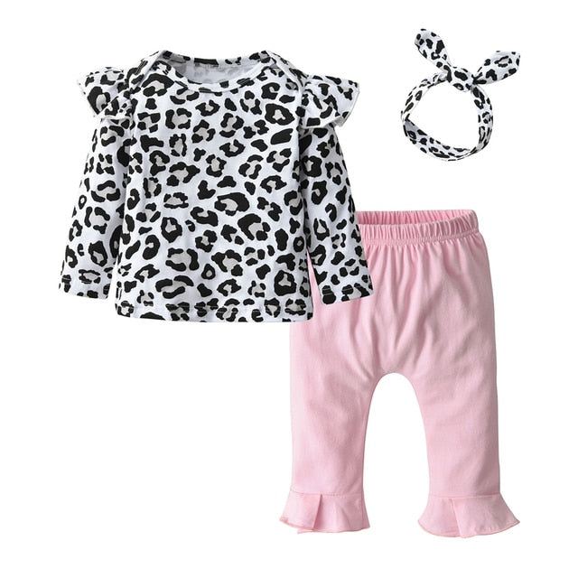 Animal Print - Baby Girl Clothes Set