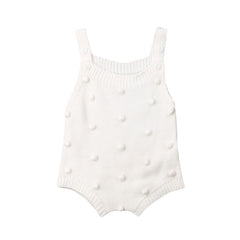 Pom Pom Baby Knitted Romper