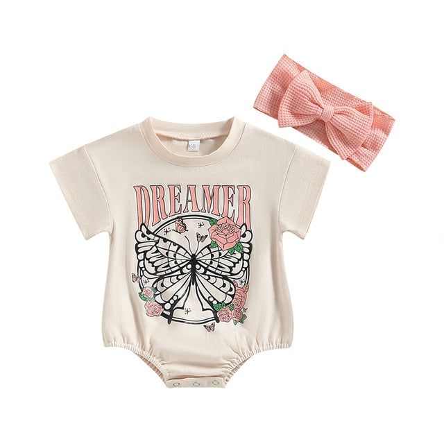 Dreamweaver - Girls Dreamer Bodysuit & Bowknot Dreamweaver - Girls Dreamer Bodysuit & Bowknot.