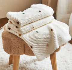 100*70cm Baby Blanket Knitted Sofa Throw Blankets Nordic Pompom Soft Tapestry Newborn Baby Swaddle Wrap Crib Stroller Blanket| |