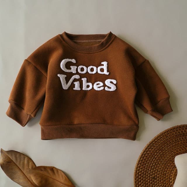 Good Vibes - Cotton Boho Toddler Sweater.