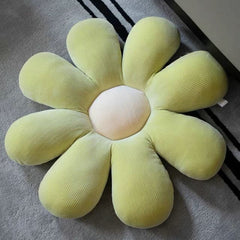 Plush Corduroy Flower Cushion.