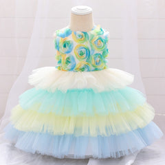 Liana - Baby Girl Birthday Party Dress | Princess Dress Baby Girl.