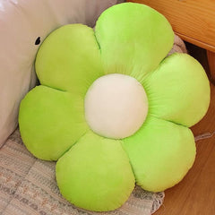 Plush Corduroy Flower Cushion.