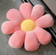 Plush Corduroy Flower Cushion.