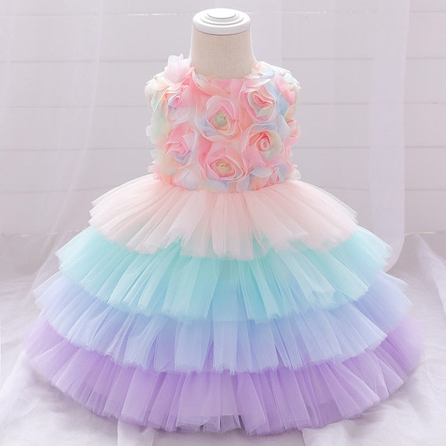 Liana - Baby Girl Birthday Party Dress | Princess Dress Baby Girl.