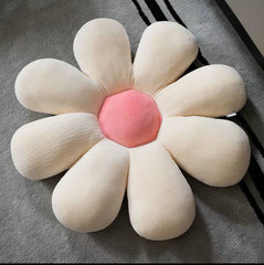 Plush Corduroy Flower Cushion.